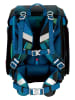 Scout 4-delige schooltasset "Genius Set Movie - Blue Pixel" zwart/groen