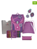 DerDieDas 6tlg. Schulranzen-Set "Purple Point" in Lila