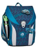 DerDieDas 5tlg. Schulranzen-Set "ErgoFlex MAx - Blue Speed" in Dunkelblau