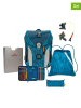 DerDieDas 6tlg. Schulranzen-Set "Trendsport in Blau