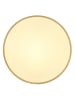 Globo lighting Ledplafonnière "Tibey" goudkleurig/wit - (H)3 x Ø 45 cm