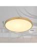 Globo lighting Ledplafonnière "Tibey" goudkleurig/wit - (H)3 x Ø 45 cm