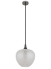 Globo lighting Hanglamp "Maxy" zilverkleurig/zwart - Ø 29 cm