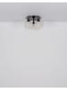 Globo lighting Hanglamp "Maxy" zilverkleurig/zwart - Ø 29 cm