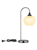 Globo lighting Tischleuchte "Maxy" in Schwarz/ Silber- (B)27,5 x (H)54 x (T)16 cm