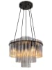 Globo lighting Hängeleuchte "Gorley" in Silber/ Schwarz - Ø 50 cm