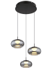 Globo lighting Ledhanglamp "Quintara" zwart - Ø 49 cm