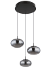 Globo lighting Ledhanglamp "Quintara" zwart - Ø 49 cm