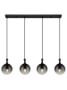 Globo lighting LED-Hängeleuchte "Dalton" in Schwarz - (L)90 x (B)15 x (H)130 cm