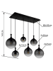 Globo lighting LED-Hängeleuchte "Dalton" in Schwarz - (L)97 x (B)48 x (H)141 cm