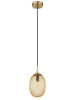 Globo lighting Hängeleuchte ''Devin'' in Gold - (H)120 x Ø 15 cm