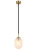 Globo lighting Hängeleuchte "Devin" in Gold - Ø 15 cm
