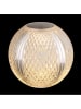Globo lighting LED-Tischleuchte "Aida" in Transparent - (H)11,2 x Ø 12 cm