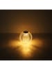Globo lighting LED-Tischleuchte "Aida" in Transparent - (H)11,2 x Ø 12 cm