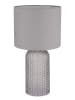 Globo lighting Tischleuchte "Sofia" in Hlellgrau - (H)50 x Ø 26,5 cm