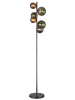 Globo lighting Lampa stojąca LED "Riha" w kolorze brązowo-zielono-morskim - wys. 155 cm