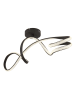 Globo lighting LED-Deckenleuchte "Swirl" in Schwarz - (B)90,8 x (H)33 x (T)28 cm