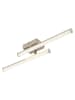 Globo lighting Ledplafonnière "Kirina" zilverkleurig - (B)50 x (H)8,4 x (D)7 cm
