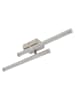 Globo lighting Ledplafonnière "Kirina" zilverkleurig - (B)50 x (H)8,4 x (D)7 cm
