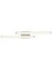 Globo lighting Lampa sufitowa LED "Kirina" w kolorze srebrnym - 50 x 8,4 x 7 cm