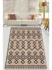 Conceptum Hypnose Katoenen tapijt "Hawk" beige/zwart