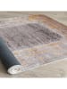 Conceptum Hypnose Baumwoll-Teppich ''Woopamuk019'' in Grau/ Ocker