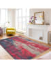 Conceptum Hypnose Katoenen tapijt "Woopamuk226" rood/beige/blauw