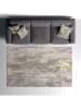 Conceptum Hypnose Baumwoll-Teppich ''Woopamuk271'' in Grau/ Gold