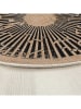 Conceptum Hypnose Baumwoll-Teppich ''Woopamuk532'' in Beige/ Schwarz
