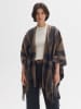 OPUS Cape "Atano" in Braun/ Dunkelblau