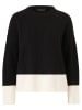 ellos Pullover "Mallis" in Schwarz/ Weiß