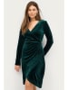 ellos Samtkleid "Maja" in Dunkelgrün