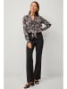 ellos Bluse "Olinda" in Schwarz/ Rosa/ Hellblau