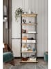 Scandinavia Concept Standregal ''Bookcase 6 Rect'' in Hellbraun/ Schwarz - (B)60 x (H)173 x (T)30 cm