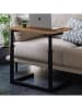 Scandinavia Concept Beistelltisch ''Spa-657-4060S'' in Schwarz/ Hellbraun - (B)60 x (T)40 cm