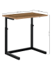Scandinavia Concept Beistelltisch ''Spa-657-4060S'' in Schwarz/ Hellbraun - (B)60 x (T)40 cm