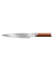 Fiskars Trancheermes "Norden Cooking'' bruin/zilverkleurig - (L)21,1 cm