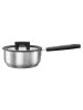 Fiskars Stieltopf ''Hard Face'' in Silber/ Schwarz - 1,8 l