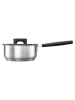 Fiskars Stieltopf ''Hard Face'' in Silber/ Schwarz - 1,8 l
