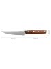 Fiskars Tomatenmesser ''Norr'' in Braun/ Silber - (L)12 cm