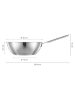 Fiskars Wok "All Steel Pure" zilverkleurig - Ø 28 cm