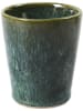 THE HOME DECO FACTORY Kubki (4 szt.) "Elia" w kolorze złoto-zielonym do espresso - 90 ml