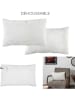THE HOME DECO FACTORY Kussen "Cocooning" wit - (L)50 x (B)30 cm