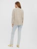 Vero Moda Sweter "Lefile" w kolorze beżowym