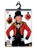 Carnival Party Kostuumpak "Circusdirecteur" rood/zwart/goudkleurig