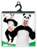 Carnival Party Kostümoverall ''Panda'' in Schwarz/ Weiß