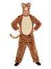Carnival Party Kostümoverall ''Tiger'' in Hellbraun/ Beige/ Schwarz