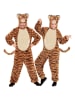 Carnival Party Kostümoverall ''Tiger'' in Hellbraun/ Beige/ Schwarz