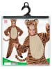 Carnival Party Kostümoverall ''Tiger'' in Hellbraun/ Beige/ Schwarz