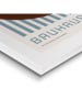 Orangewallz 3er-Set: Gerahmte Kunstdrucke "Bauhaus"